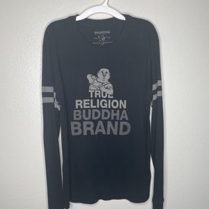 True Religion Black Long Sleeve Shirt